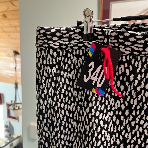 Banana Republic Monochrome Patterned Trousers Lined Inseam 30”. #DP340 - Picture 2 of 9